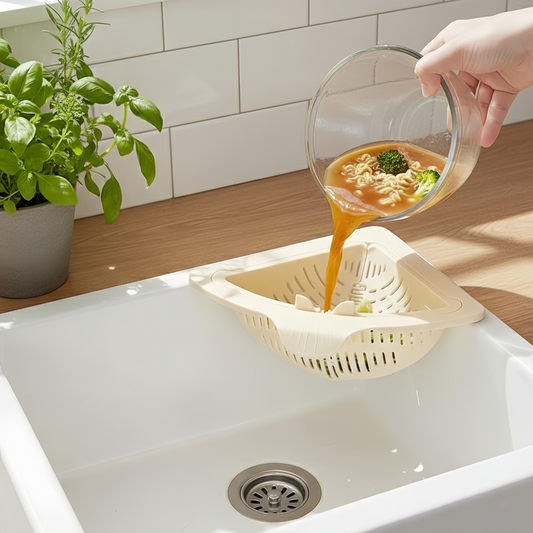 Smart Triangular Sink Strainer Basket
