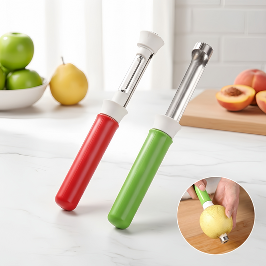 The Ultimate 2-in-1 Apple Corer & Peeler